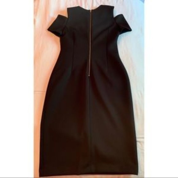 NW Calvin Klein Black Off Shoulder Dress - Picture 6 of 6